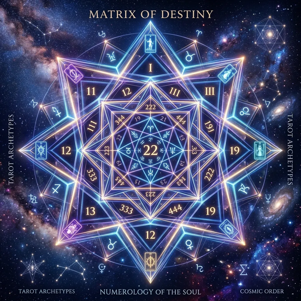Matrix of destiny esoteric chart