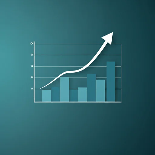 Professional business growth charts